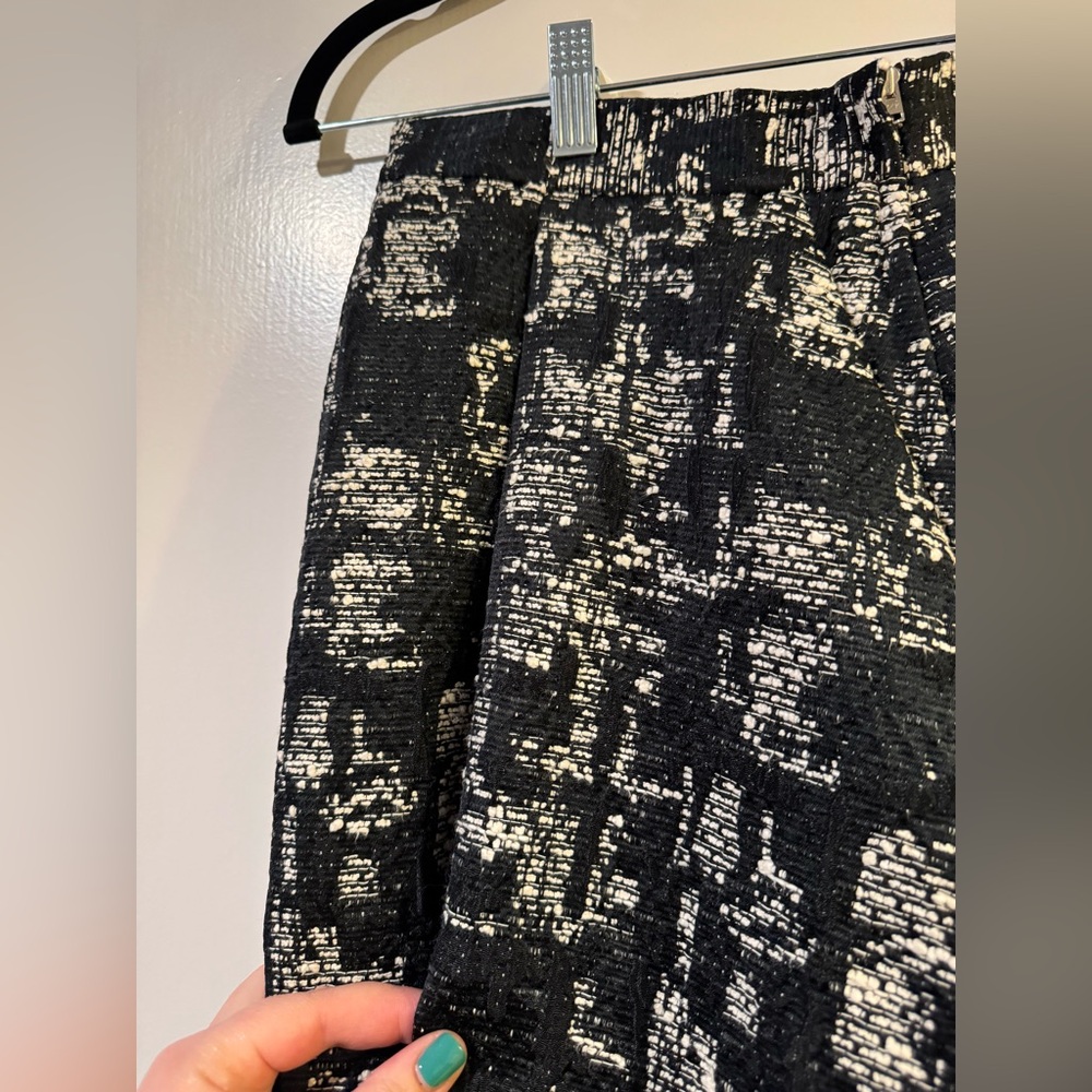 Zara Woman Black and White Women's Skirt size 5 - Picture 7 of 8